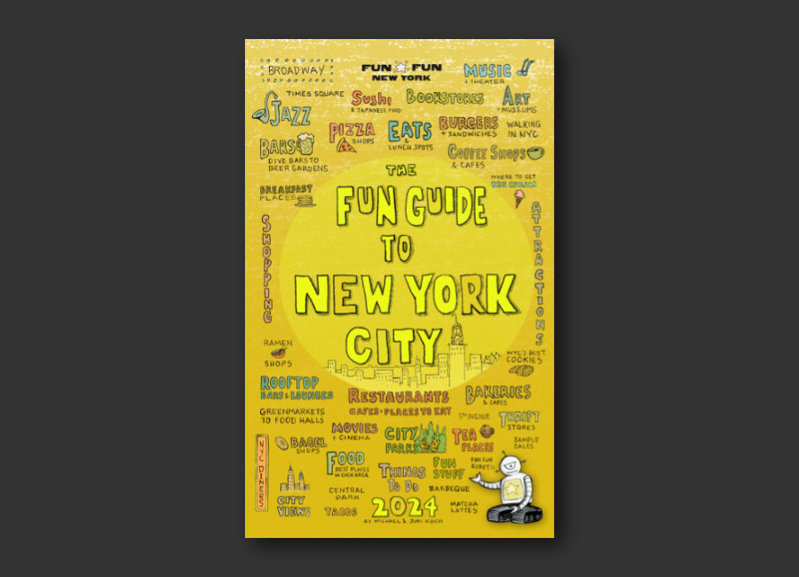 Book | The Fun Guide to New York City 2024 | Fun Fun New York