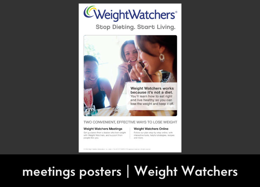 WW meetings posters